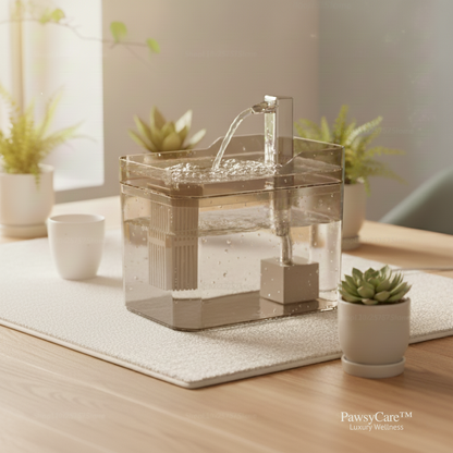 PureFlow™ 1.5L Cat Fountain – Smart Hydration, Calm Design