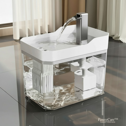 PureFlow™ 1.5L Cat Fountain – Smart Hydration, Calm Design